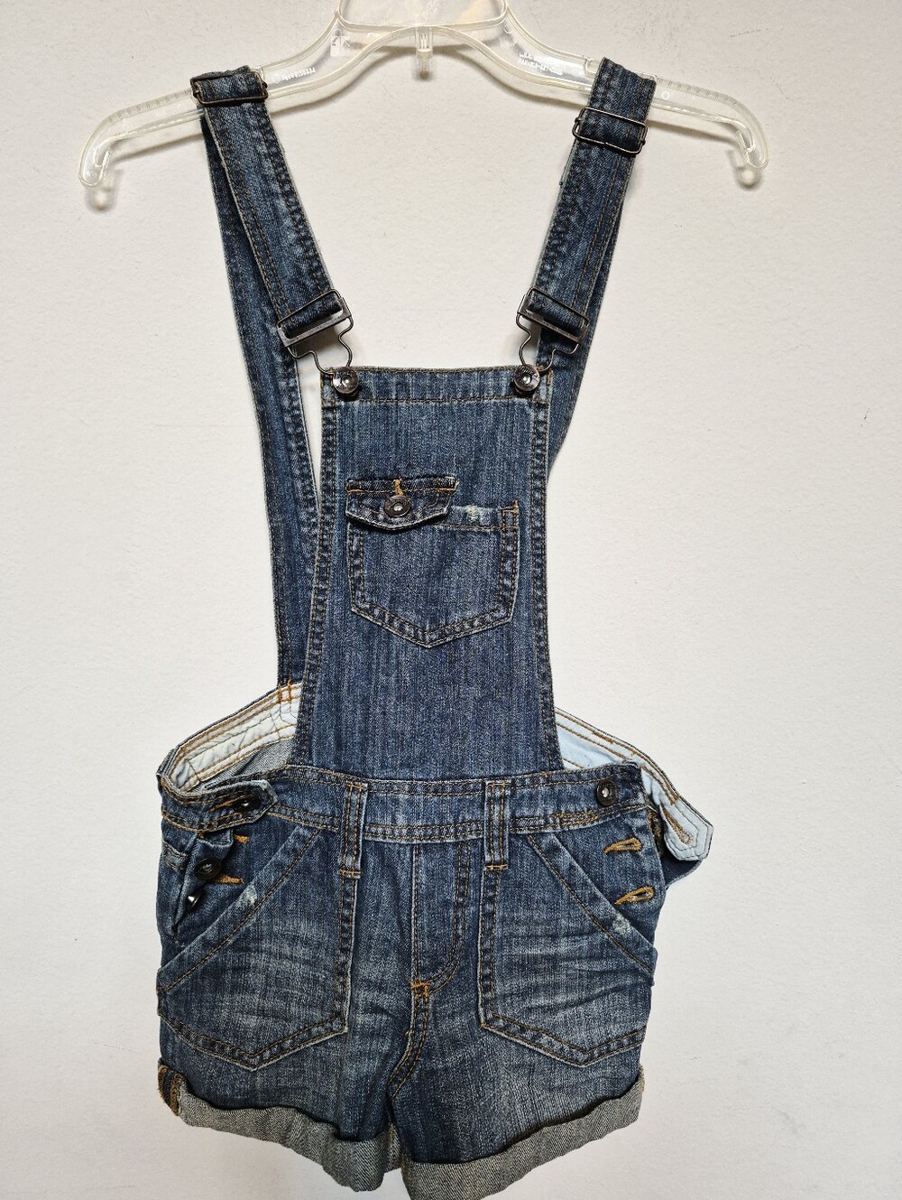 INWEAR Women's Denim Short Overalls - Classic Blue Size 26